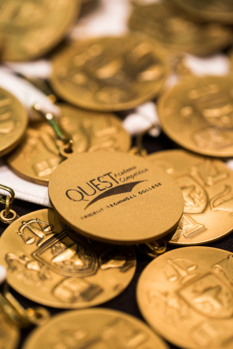 Quest Academic Competition Medals